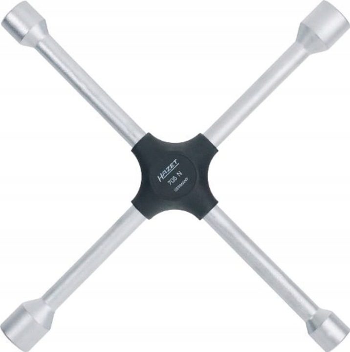 HAZET 705N Ключ krzyżowy для колес / 4w1 / 17 мм x 19 мм x 13/16" x 21 мм, фото 1