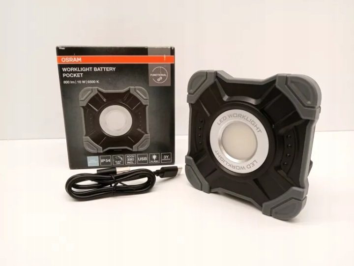 OSRAM Фара рабочего света VAL ШТЫРЬ POCKET LED, ciemnoszara/черный, 10 Вт, 1000 lm,, фото 3