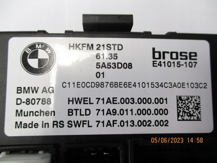 Блок управления КРЫШКИ BMW 2 U06 5A53D08, фото 4