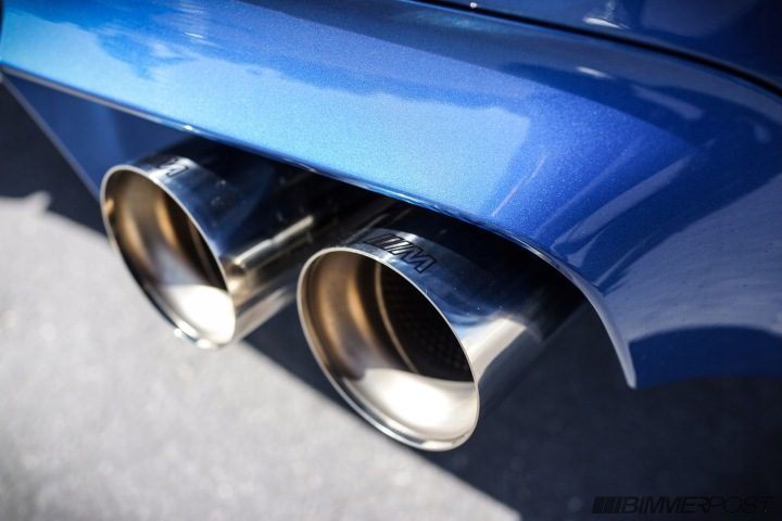 BMW M5 F10 Насадки глушителя Akrapovic Tytan Performance, фото 9