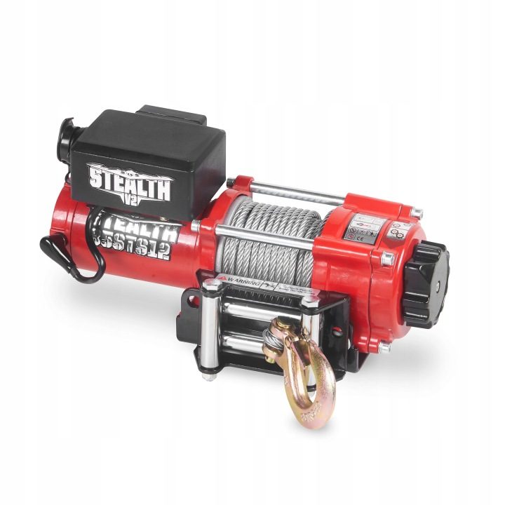 ЭЛЕКТРИЧЕСКАЯ ЛЕБЕДКА STEALTH WINCHES 1588 кг 12 В С STALOWĄ LINĄ 12.8 м, фото 7