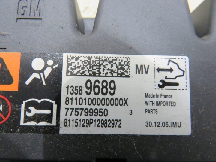 Датчик блок управления подушек Opel OE 13589689, фото 3