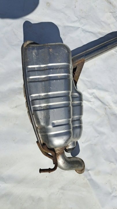 Глушитель задний труба Mercedes W211 2,7 CDI 2114910100 2114910200, фото 3