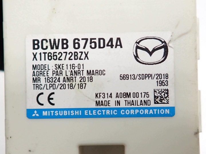 Блок управления иммобилайзера Bcwb-675D4A Mazda CX-30 CX30 21 г., фото 3