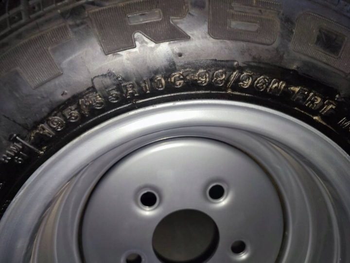 Колесо шина Security TR603 195/55 R10C для прицепа lawety НОВАЯ, фото 3