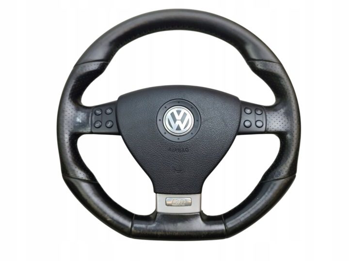 РУЛЬ КОЖА КОЖАНАЯ R-LINE ПОДУШКА БЕЗОПАСНОСТИ VW TIGUAN I 5N 1K0419091G, фото 1