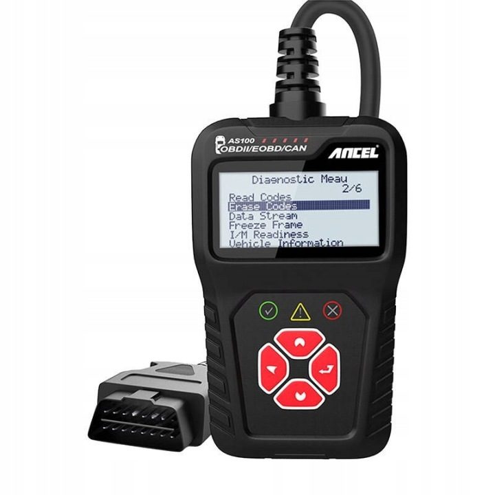 Ancel AS100 AC100 сканер тестер диагностический автомобильный OBD2 Eobd LCD, фото 1