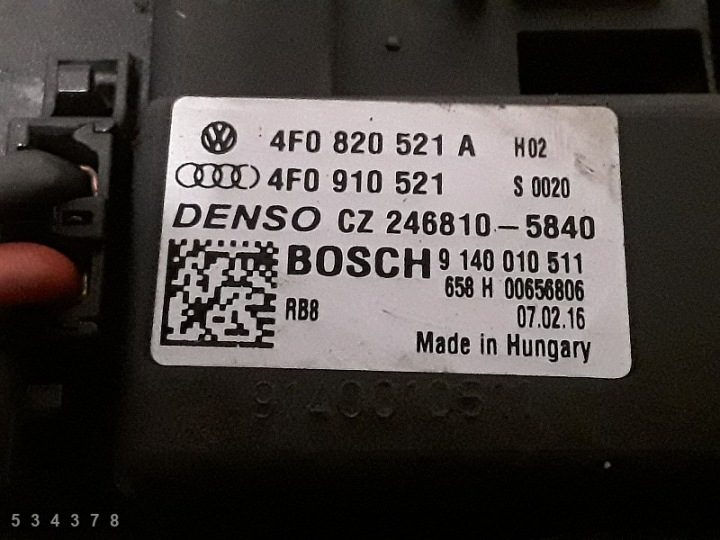 2007 Audi A6 C6 Вентилятор моторчика вентилятора печки 4F0820521A 4F091052, фото 6