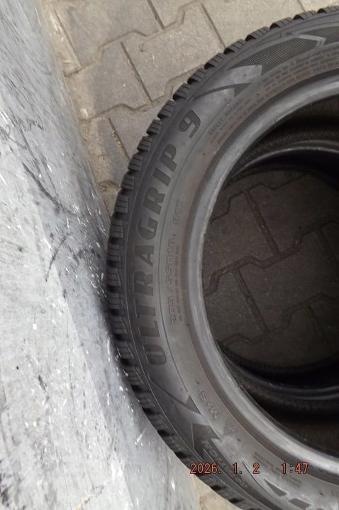 2× Шина зимняя Goodyear UltraGrip 9 205/55R16 91 т сцепление на снегу (3PMSF), фото 6