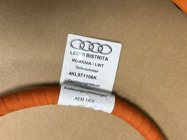 Audi E- Tron жгут проводов для гнезда зарядки 4KL971106K, фото 2