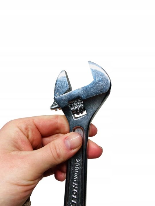 КЛЮЧ РАЗВОДНОЙ 8" DIAMES 200 мм FOSFORYZOWANY МОЩНЫЙ KUTY НАДЕЖНЫЙ ДЛЯ ТРУБ, фото 3