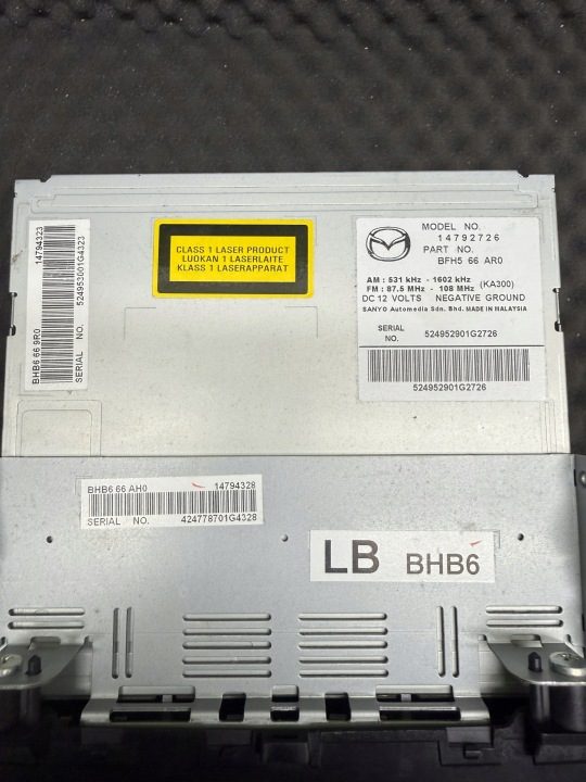 BFH566AR0 МАГНИТОЛА MAZDA 3 II, фото 3