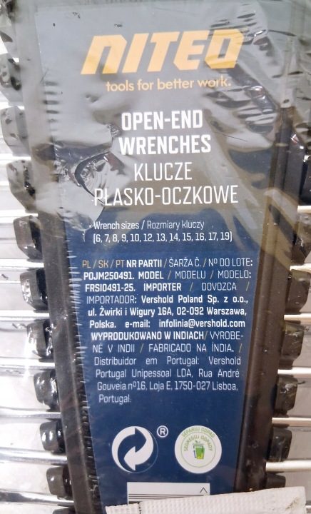 КЛЮЧИ РОЖКОВО-НАКИДНОЙ NITEO FRSI0491, фото 5