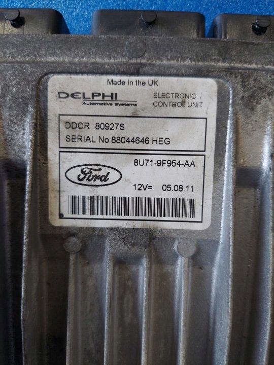 Блок управления 8U71-9F954-AA 80927S Ford Delphi, фото 2
