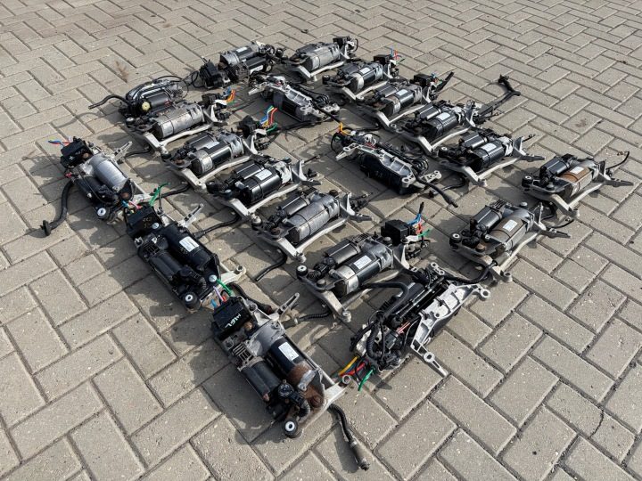 Компрессор пневмоподвески AUDI Q7 VW TOUAREG PORSCHE CAYENNE установка WSCHOWA, фото 3