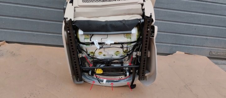 Сиденье левое переднее водителя Mercedes V-класс W447 кожа бежевая EU, фото 9