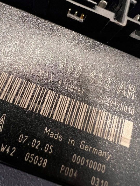 Блок комфорта блок управления Volkswagen OE 1K0959433, фото 2
