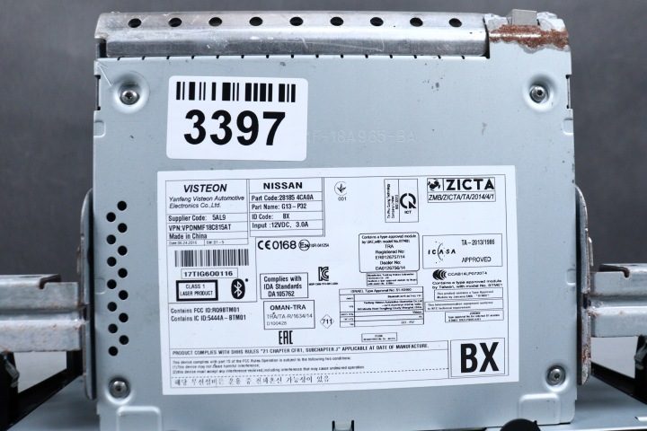 Автомагнитола Nissan 281854CA0A 1-DIN, фото 4