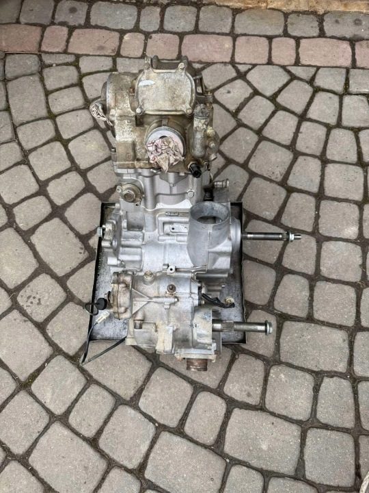 Двигатель вал ГБЦ коробка цилиндр Yamaha YFM 700 Grizzly 2007 год, фото 3