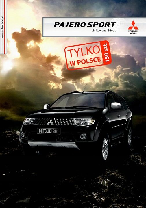 ПРОСПЕКТ MITSUBISHI PAJERO SPORT LIMITOWANA EDYCJA, фото 1