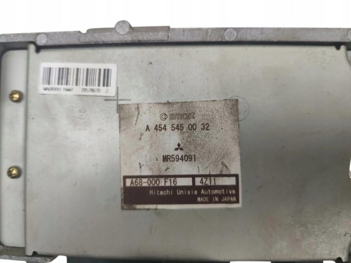 БЛОК УПРАВЛЕНИЯ ЭУР MITSUBISHI COLT VI 2004-2008 MR594091 1.1 75 л.с., фото 4