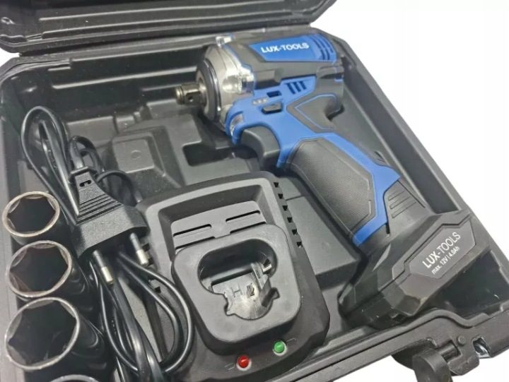 ЛЮКС-Tools Ударный гайковерт A-SSR-12 Комплект 12V 4,0 А·ч, фото 2
