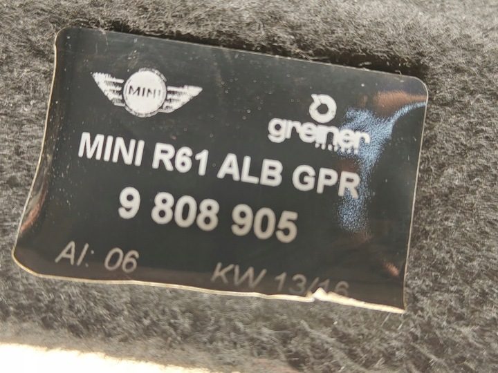 MINI PACEMAN R61 ПОЛКА ЗАДНЯЯ БАГАЖНИКА ОРИГИНАЛ 9808905, фото 5