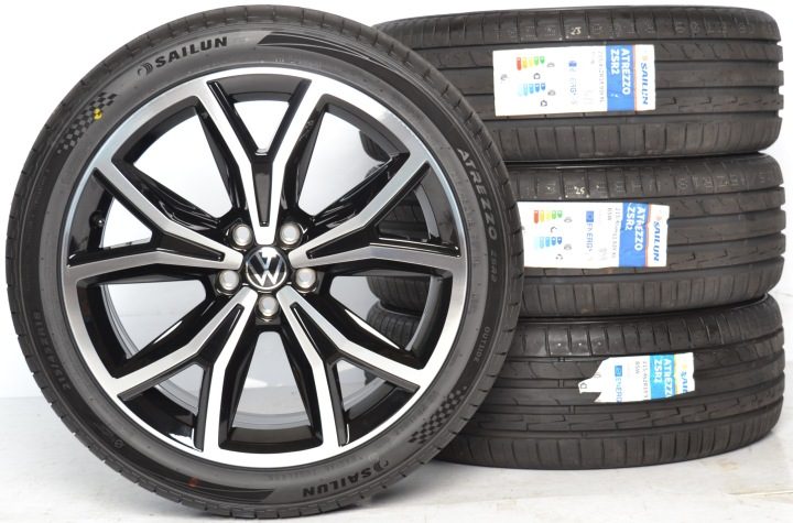 4X колеса летние 18" 5X112 оригинал VW T-Cross Skoda Kamiq Seat Ateca лето, фото 3