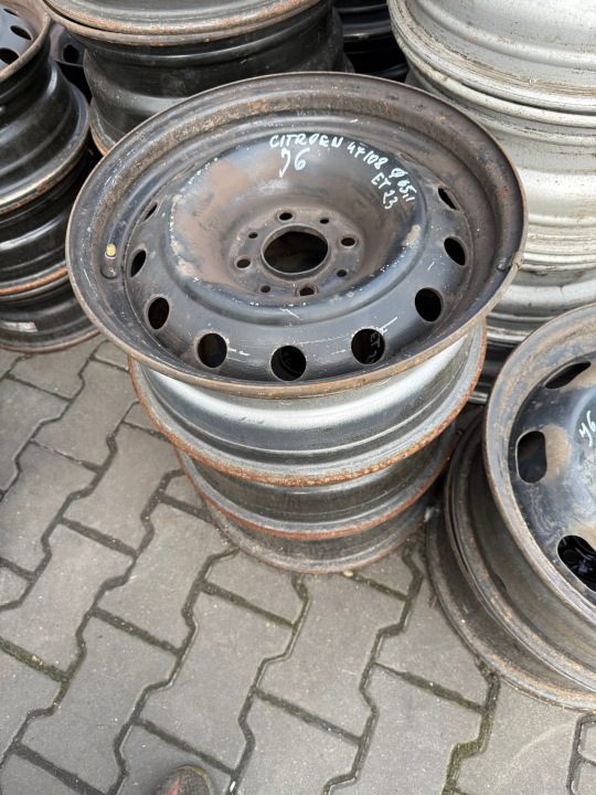 Штампованный диск Citroen OE 6.0" x 15" 4x108 ET -23, фото 2