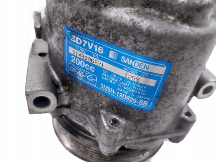 КОМПРЕССОР КОНДИЦИОНЕРА MAZDA 3 BK 1.6 SD7V16 3M5H-19D629-SB, фото 4