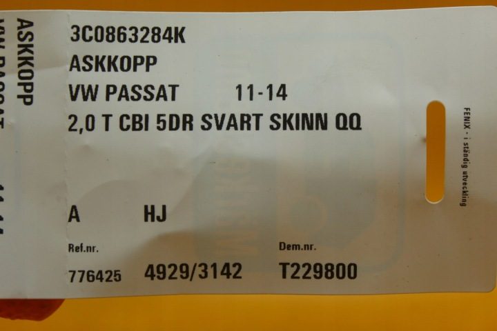 БАРДАЧОК ПЕПЕЛЬНИЦА ALLTRACK VW PASSAT B7 3C0863284K, фото 13
