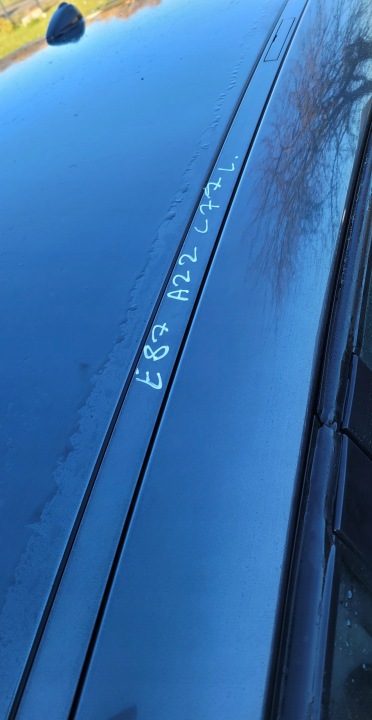 Молдинг крыши левый BMW 1 E81 E87 A22 Sparkling графитовый C77, фото 3