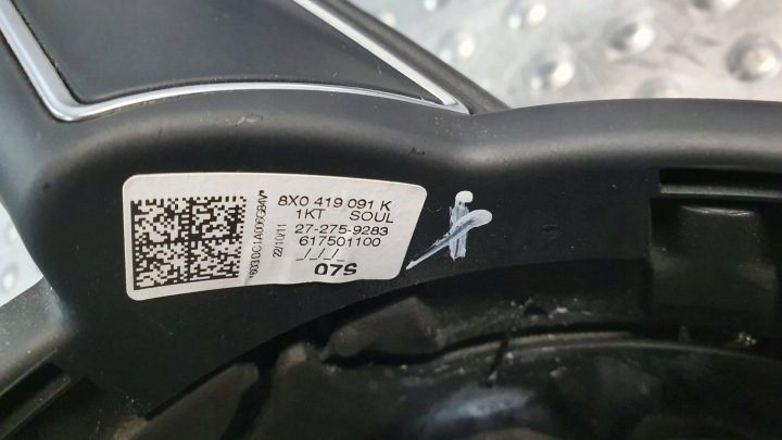 Руль кожа Audi A1 8X 8X0419091K 10-, фото 13