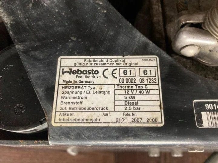 Webasto IVECO DAILY III Фургон/Универсал 9014482C 3.0L дизель 100 кВт 2006, фото 3