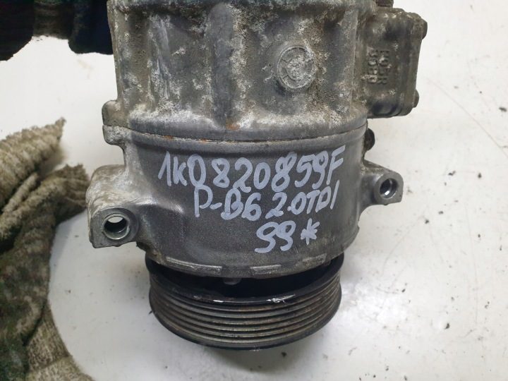 КОМПРЕССОР КОНДИЦИОНЕРА VW PASSAT B6 2.0 TDI 1K0820859F, фото 7