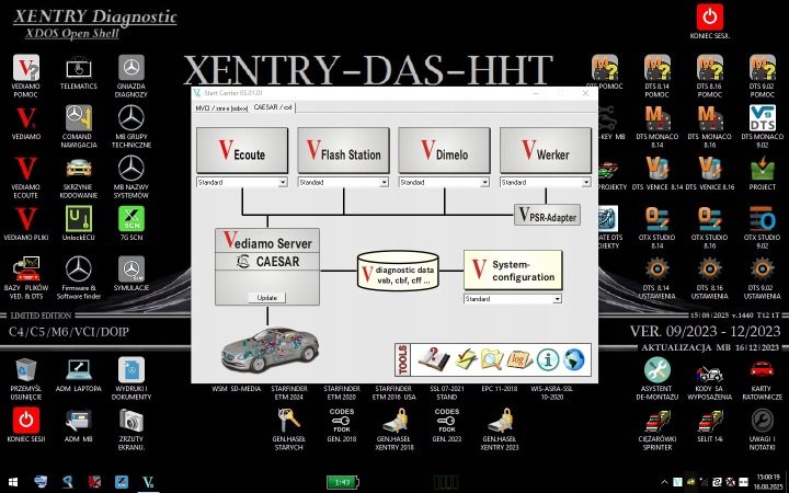 Star Diagnosis MB SD C4 DAS Xentry Vediamo Monaco Doip, фото 11
