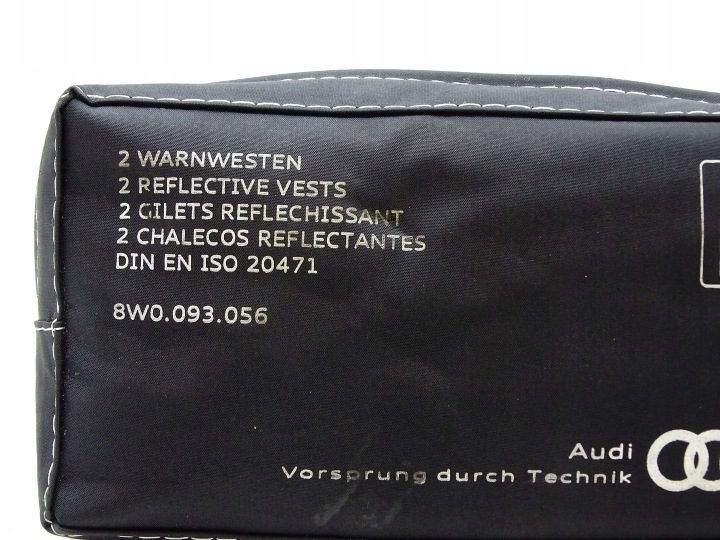ЖИЛЕТ ЗАЩИТНЫЙ СВЕТООТРАЖАЮЩИЙ ФУТЛЯР ЧЕХОЛ AUDI A4 B9 8W 8W0093056, фото 4