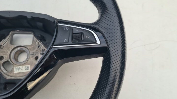 РУЛЬ КОЖА PERFOROWANA МУЛЬТИ SKODA OCTAVIA III RS 5E0419091K, фото 3