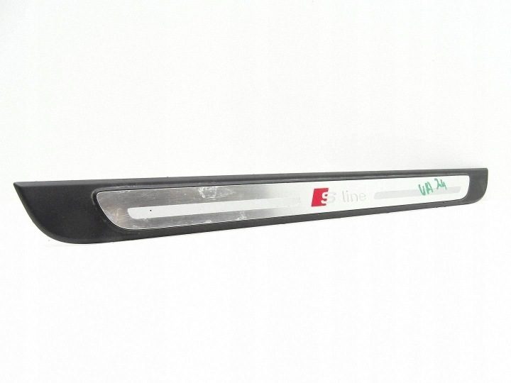 НАКЛАДКА ПОРОГА ЛЕВАЯ ПЕРЕДНЯЯ S-LINE AUDI A3 8V 8V4853491B, фото 1