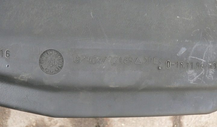 БАЧОК ОБРАТНЫЙ АДСОРБЕР ПАРОВ ТОПЛИВА MERCEDES W140 3.5 TD, фото 2