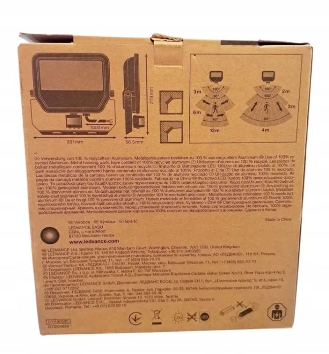 Прожектор LED Ledvance 41W 4000K 6000lm IP65 черный, фото 2
