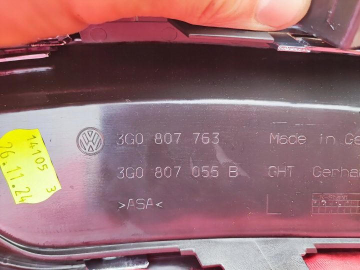 РЕШЕТКА ЗАГЛУШКА НАСАДКИ ГЛУШИТЕЛЯ ЛЕВЫЕ ЗАДНИЕ VW PASSAT B8 3G0807763, фото 7