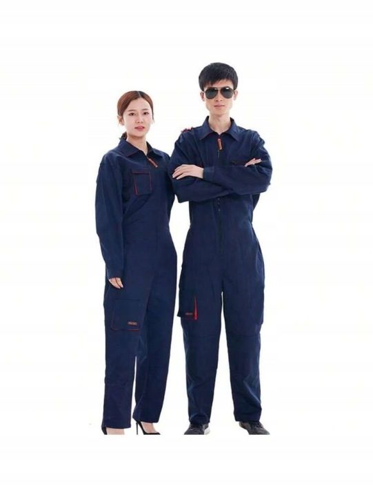 SHEIN КОМБИНЕЗОН БЕЗОПАСНОСТИ UNISEX НА ЗАМОК ТЕМНО-СИНИЙ, фото 2