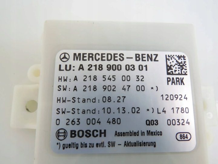 БЛОК УПРАВЛЕНИЯ PDC ДАТЧИКОВ ПАРКОВКИ 2189000301 MERCEDES CLS W218, фото 6