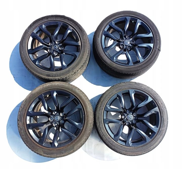 КОМПЛ. Колеса АЛЮМИНИЕВЫЕ 18" Диск NISSAN 370Z передний 8J ET43 задний 9J ET15 5x114,3 OE, фото 1