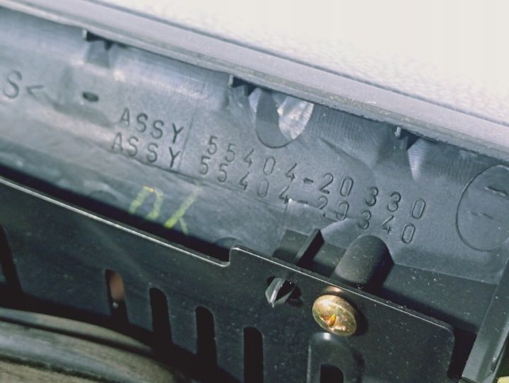 Дисплей и решетки обдува средний 5540420330 Toyota Avensis T25 03-08, фото 5