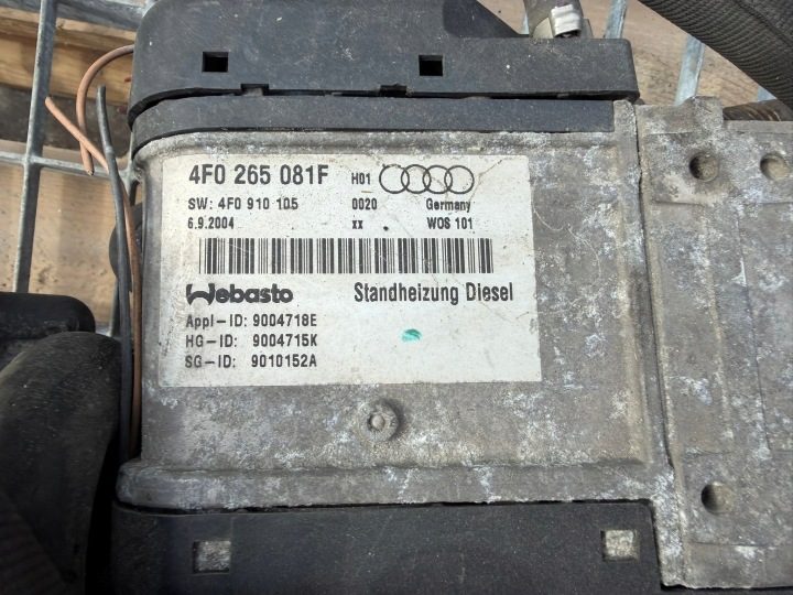 WEBASTO АВТОНОМНЫЙ ОТОПИТЕЛЬ AUDI A6 C6 4F0265081F, фото 3