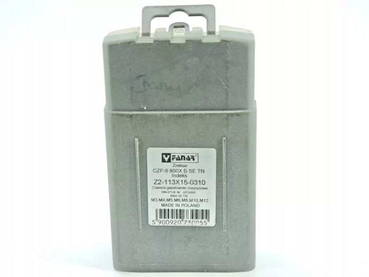 Комплект метчиков Fanar M3-M12 maszynowe skrętne kobaltowe Z2-513X15-0310, фото 5