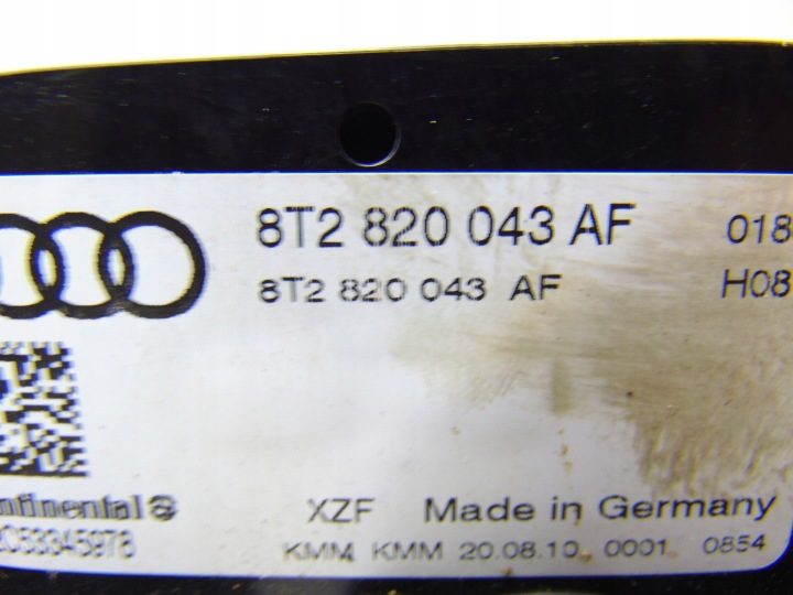 ПАНЕЛЬ УПРАВЛЕНИЯ КОНДИЦИОНЕРА ОБДУВА 8T2820043AF AUDI A4 B8 AUDI A5 8T, фото 4