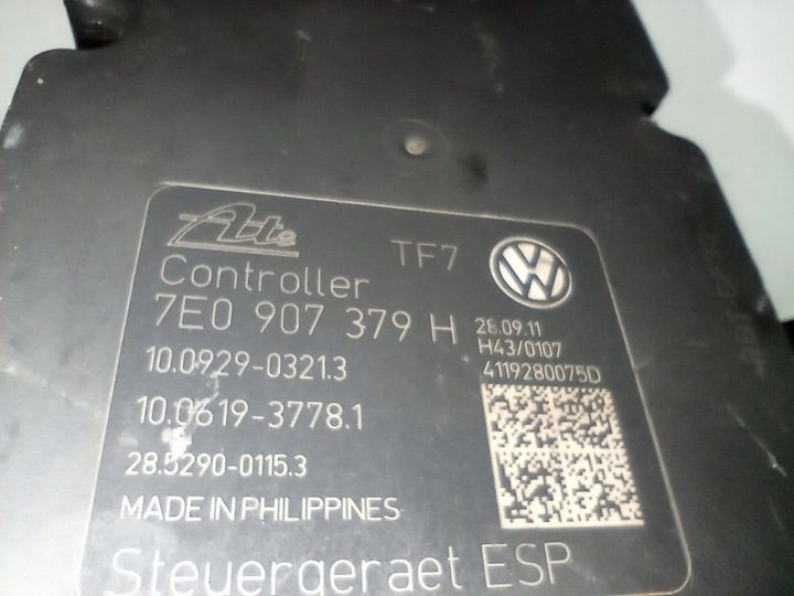 НАСОС ABS VW T5 РЕСТАЙЛИНГ 7E0907379H 7E0614517F, фото 7